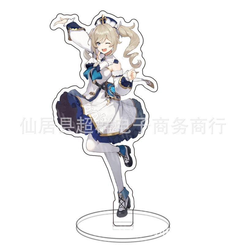 Mô hình nhân vật mica standee GENSHIN IMPACT in hình anime chibi trang trí trưng bày