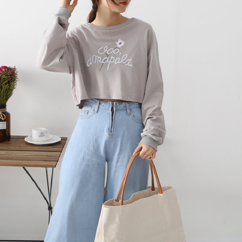 Áo Thun Croptop Dài Tay Nữ Thời Trang Zenkocs3 WM TOP 078