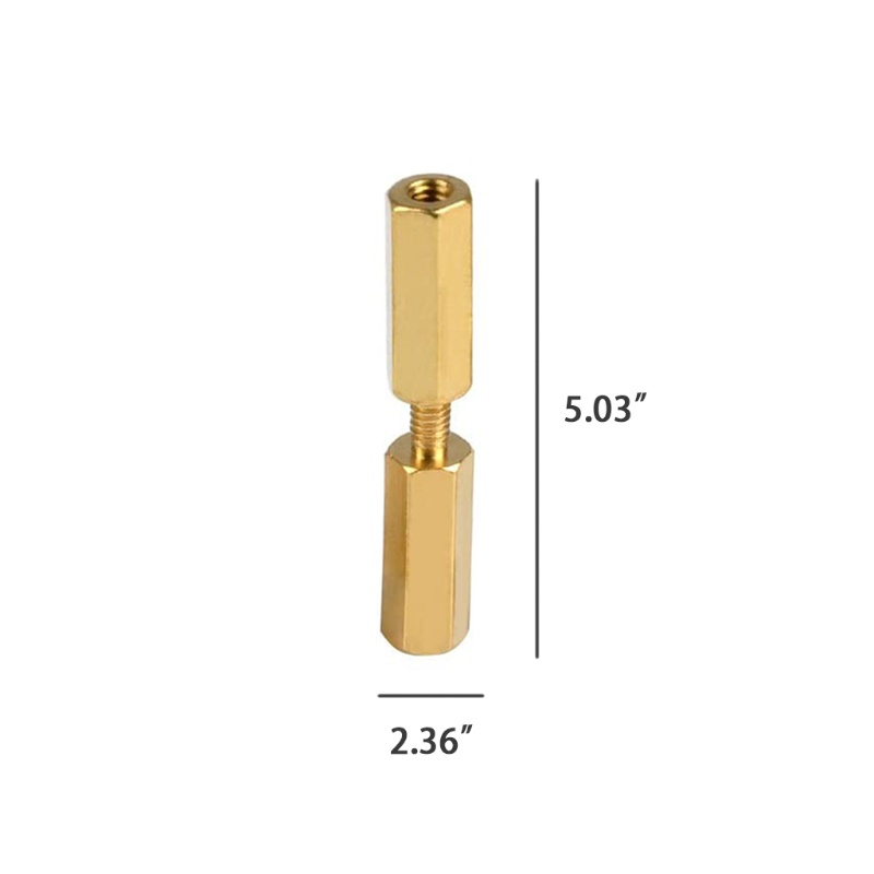 Bộ 180 Vòng Đệm Bằng Đồng Thau Đầu Lục Giác M2 5