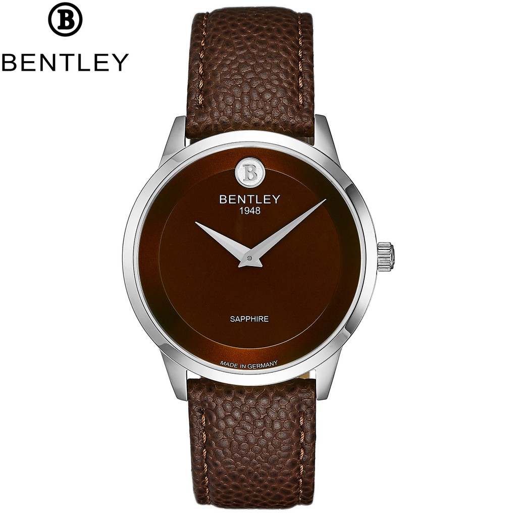 Đồng hồ nam dây da mặt kính chống xước Bentley BL1808 BL1808-10 BL1808-10MWDD