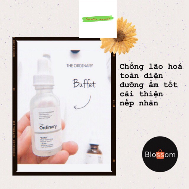 [Mã giảm giá mỹ phẩm chính hãng] Tinh chất Chống lão hóa toàn diện và phục hồi da chuyên sâu The Ordinary - “Buffet”