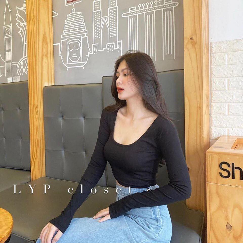 ÁO CỔ VUÔNG TAY DÀI