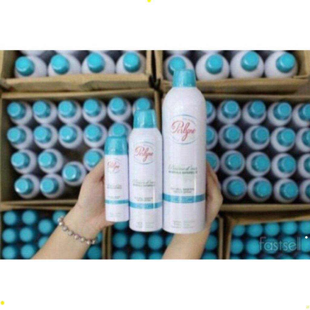 Xịt khoáng nền giữ lớp trang điểm khóa phấn, xịt dưỡng da giàu khoáng chất perlyne natural mineral water spray MEL | BigBuy360 - bigbuy360.vn