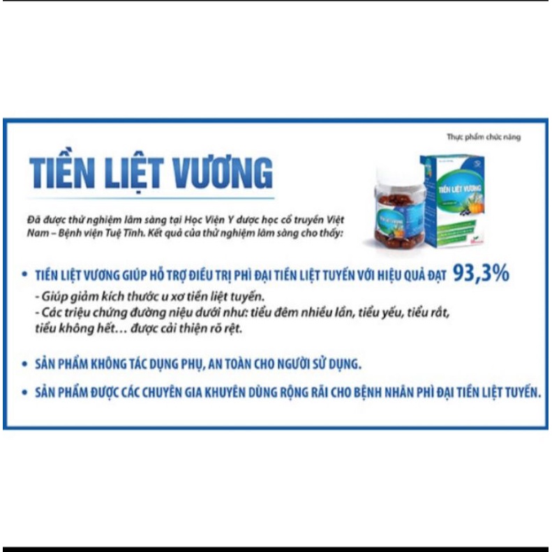 Viên uống tiền liệt Vương Tuệ Linh_chỉ143k/h khi mua combo MIỄN PHÍ SHIP-Giảm tiểu đêm, giảm phì đại tuyến t.i.ề.n liệt