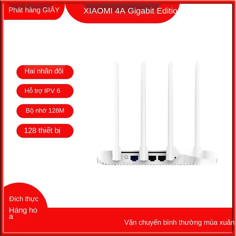 Mi Router 4A Gigabit Edition Dual Core 5G Home Smart Through-Wall Fiber Wireless W