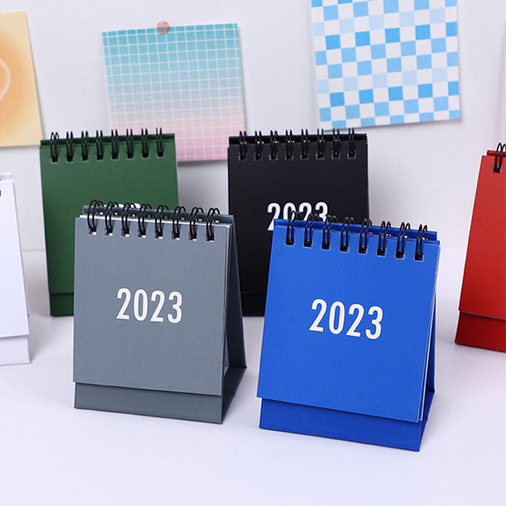 KUNHEV Set 2 Lịch Để Bàn Mini 2023 Chất Lượng Cao Tiện Lợi Dễ Sử Dụng Note