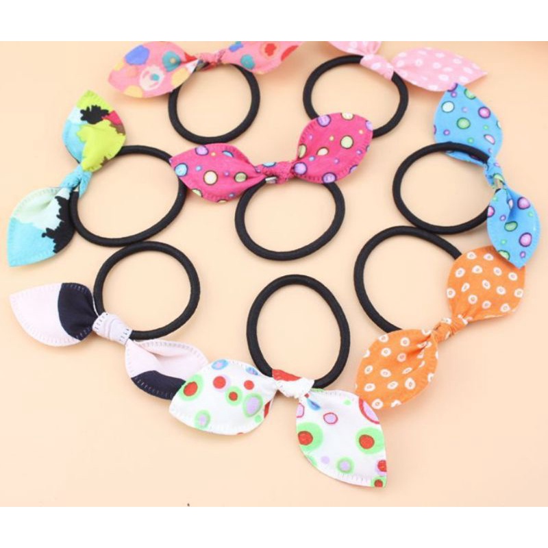 combo 10 cột tóc nơ rất dễ thương đủ màu