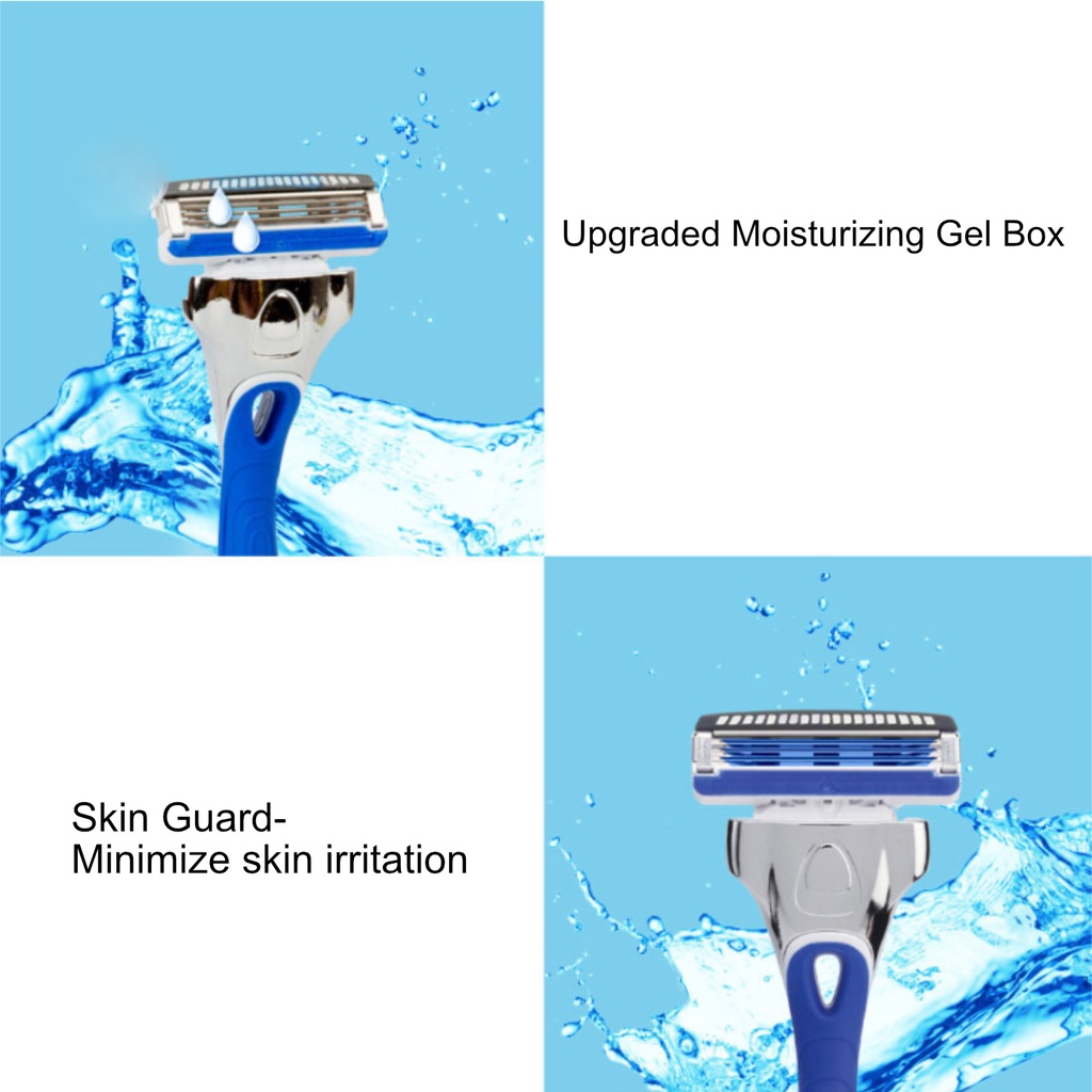 Dao Cạo Râu Schick Hydro 3 Tay Cầm 1 Tay Cầm + 9 Lõi Thay Thế