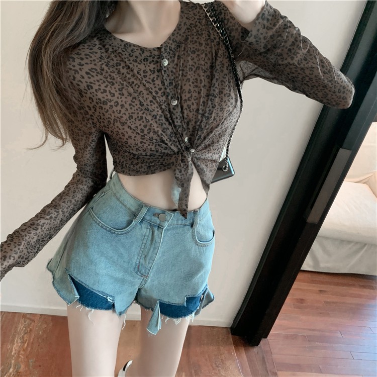 Quần Short Denim Thời Trang Mùa Hè Quyến Rũ Cho Nữ