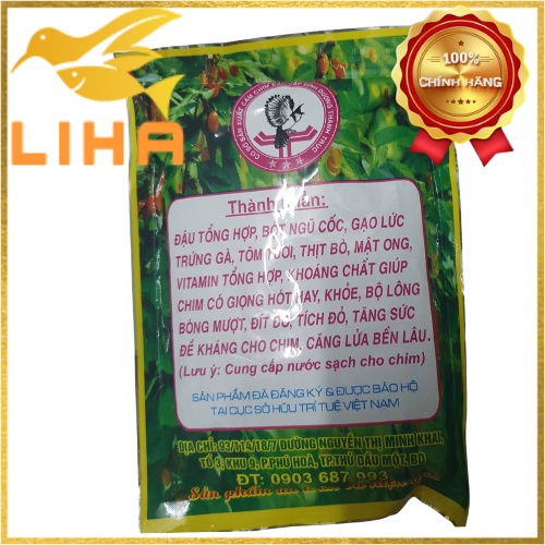 Cám Chào Mào Bình Dương (Số 2) 200gr - Giúp Chim Căng Lửa, Thi Đấu