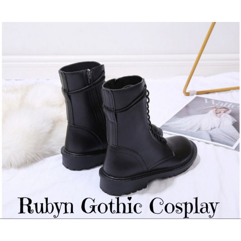 [CÓ SẴN] 🔥 Giày Boots Chiến Binh khóa kéo cổ cao cá tính ( size 35 - 40 )