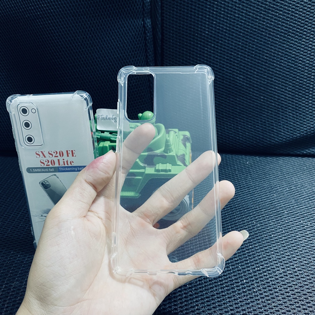 Ốp lưng chống sốc Samsung S20 FE dẻo trong suốt cao cấp bo 4 góc chống va đập