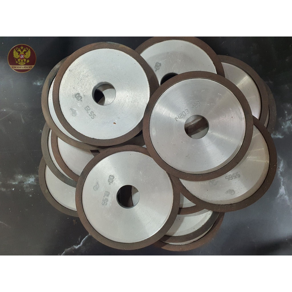 Đá mài kim cương D100mm lỗ 22mm. Made in Russia