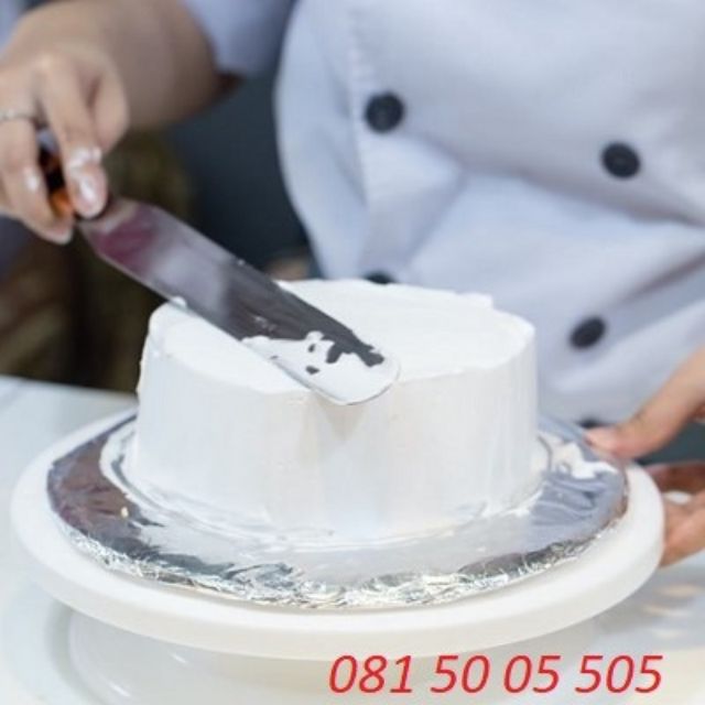 Bàn xoay nhựa làm bánh kem 28cm