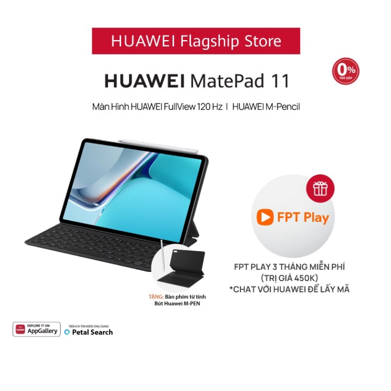 Máy Tính Bảng Huawei MatePad 11 | Màn Hình FullView 120 Hz | M-Pencil