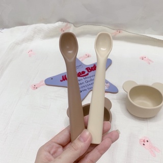 Set bát thìa silicon ăn dặm cho bé