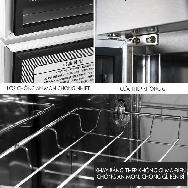Tủ sấy bát đĩa khử sạch vi khuẩn đa năng tiện lợi