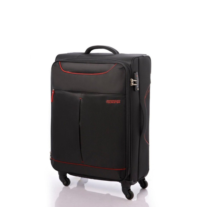 [Mã MABRGMV4 giảm 15% đơn 99k tối đa 30k] Vali kéo 25R*39003 AT SKY Size Đại 82/31 TSA - BLACK/RED