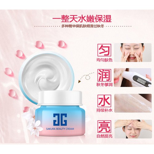 Kem Nám Trắng Da Hoa anh đào Sakura Beauty Cream - BX0373