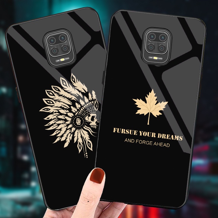 Ốp Lưng XIAOMI Redmi Note 9/ Note 9s/ Note 9 Pro Mặt kính cường lực Cao Cấp, Sang Trọng thiết kế Độc Quyền