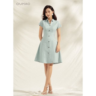 Đầm sơ mi nữ phối nút DA1154 GUMAC