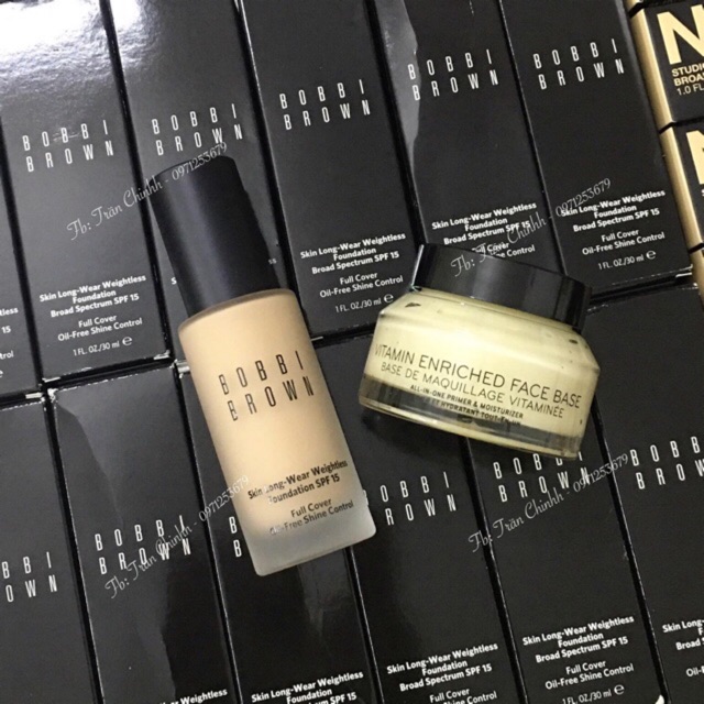 [Date 2024] Bill US - Set FULLSIZE kem lót và kem nền Bobbi Brown