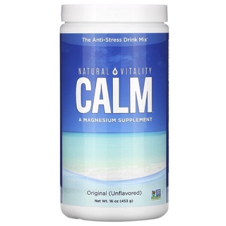 Bột bổ sung magie Natural Vitality Calm 453g