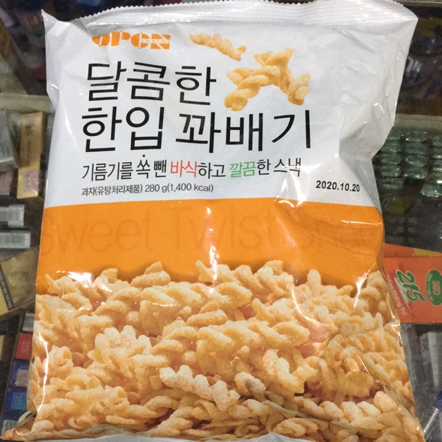 Bim Bim Quẩy Xoắn Hàn Quốc 280g (Upon Snack)
