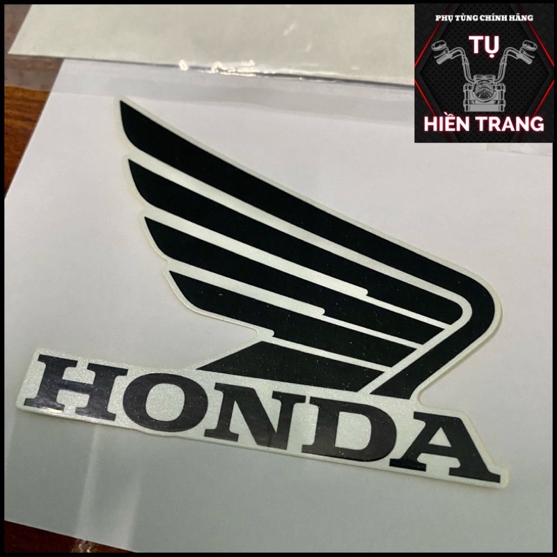 TEM CÁNH CHIM MÀU ĐEN NỀN TRẮNG ZIN FUTURE 2022 MÀU TRẮNG CHÍNH HÃNG HONDA VIỆT NAM