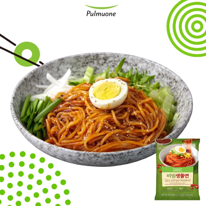 Mỳ trộn chua cay Pulmuone gói 460g 2 phần ăn