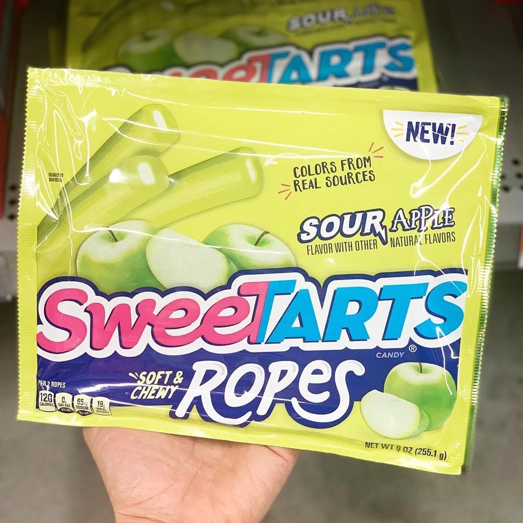 Kẹo dẻo SweeTARTS Soft &amp; Chewy Ropes - Hàng mỹ