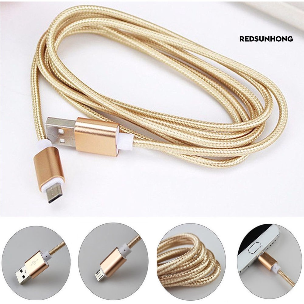Dây cáp sạc nhanh với cổng micro USB chuyên dụng cho android Samsung 1 / 2 / 3m