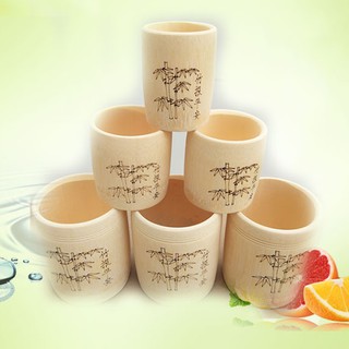 Cốc uống trà làm từ gỗ tre cao cấp tiện dụng