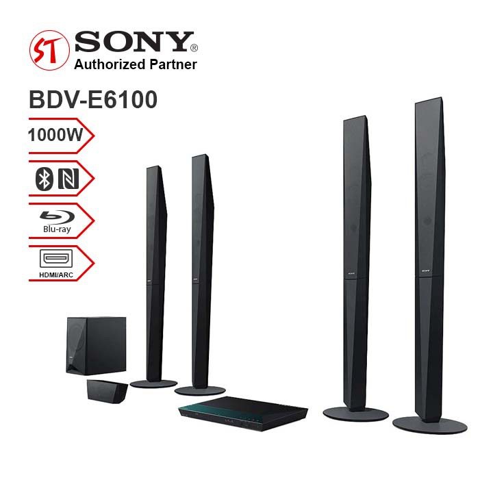 Dàn âm thanh Sony BDV-E6100 Blu-ray Home Cinema có Bluetooth