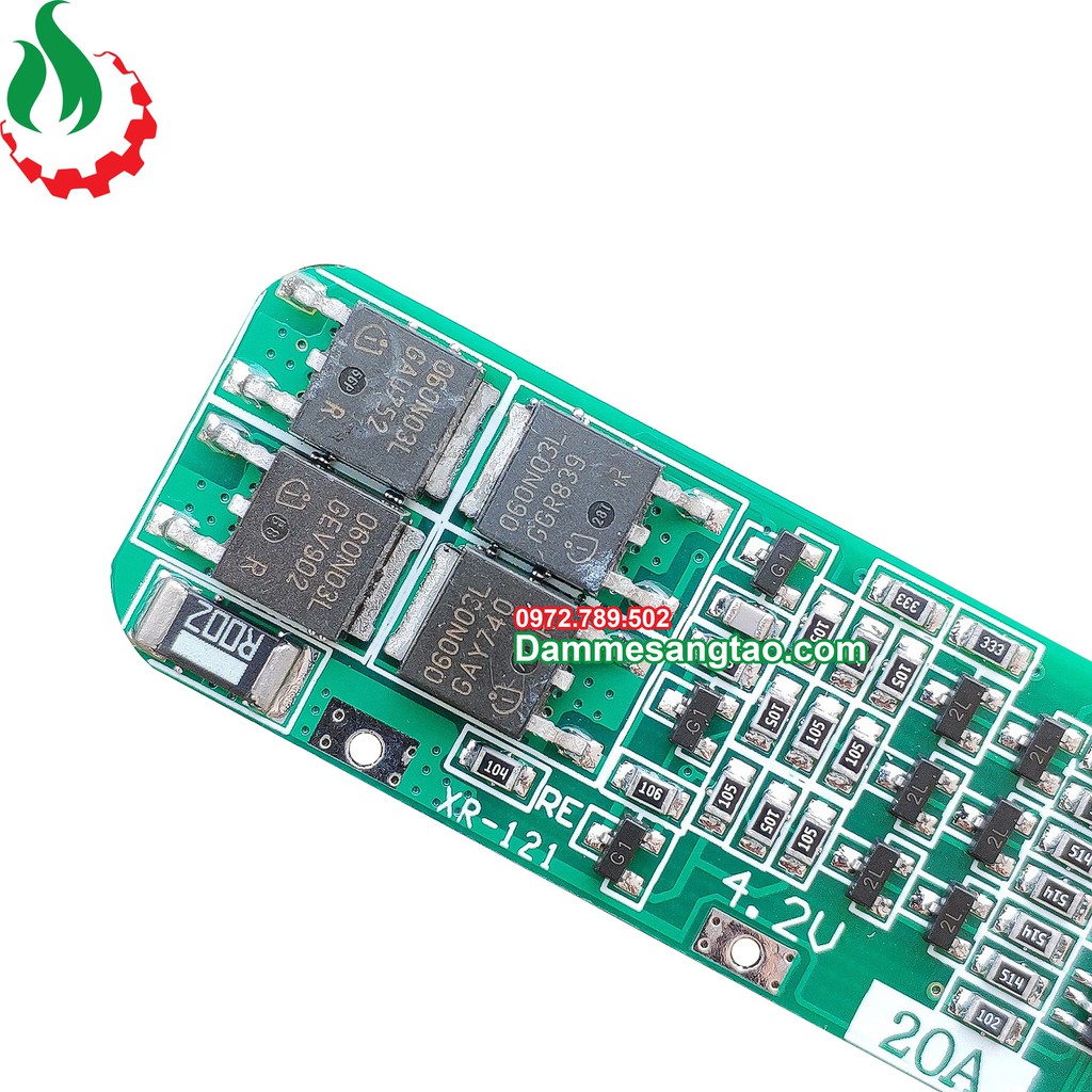 Mạch 3S 12V 20A recovery bảo vệ pin Li-ion 3.7V