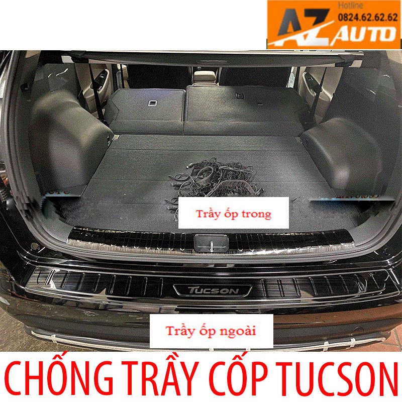 Chống trầy cốp Hyundai Tucson 2018-2022 –  Titan (hàng cao cấp)