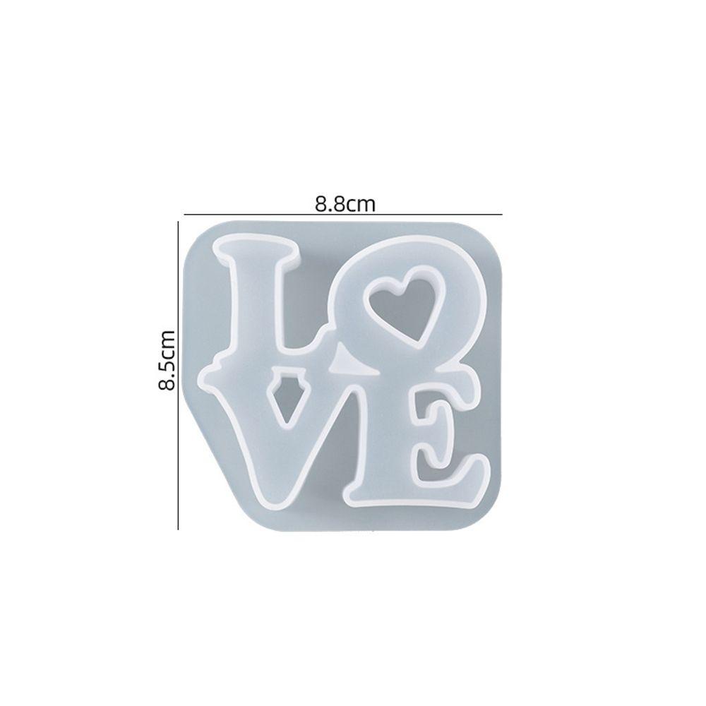 JANE Khuôn Silicone Làm Trang Sức Thủ Công Hình Trái Tim