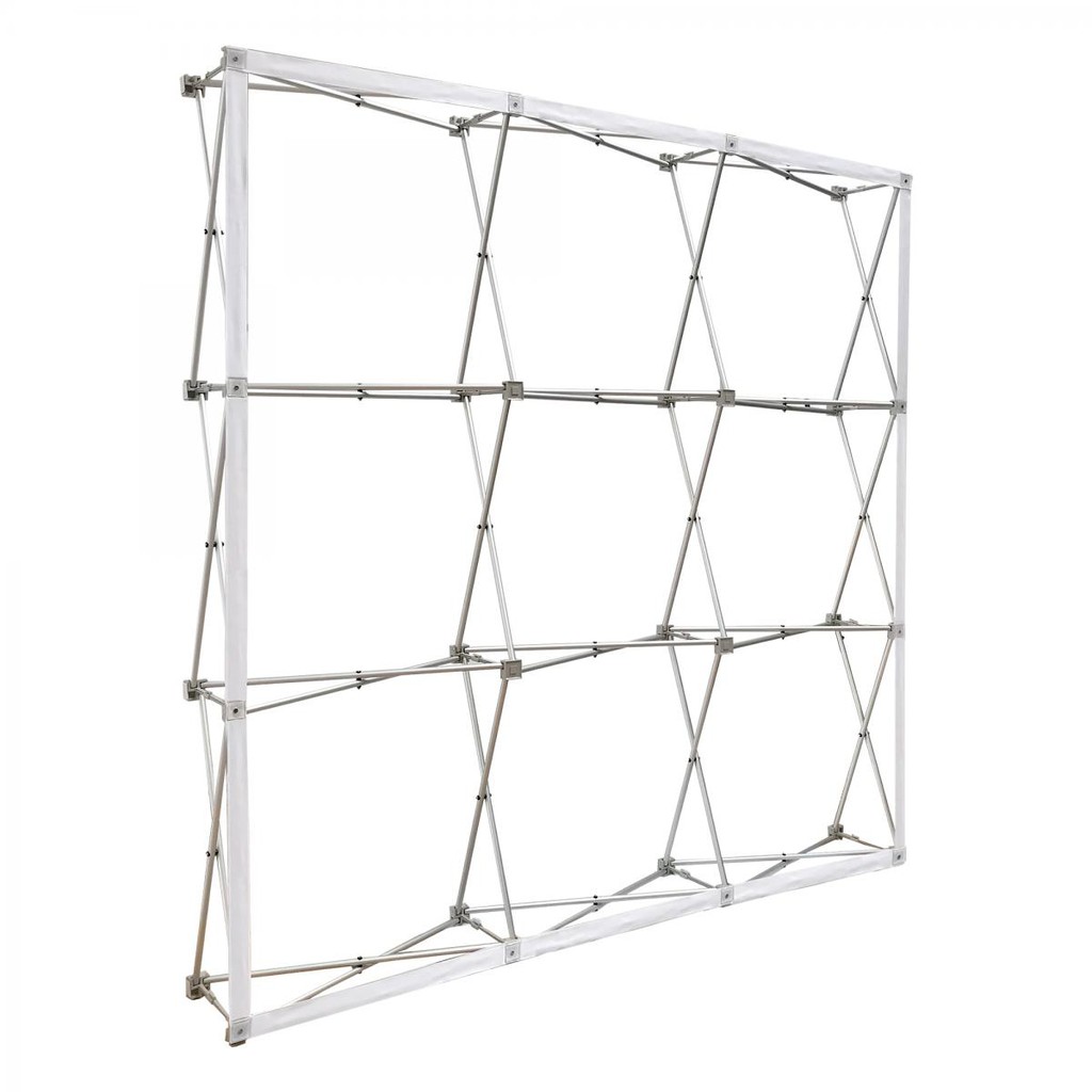 [Nhập khẩu chính hãng] Khung backdrop gấp xếp di động băng dính móc 226x226cm