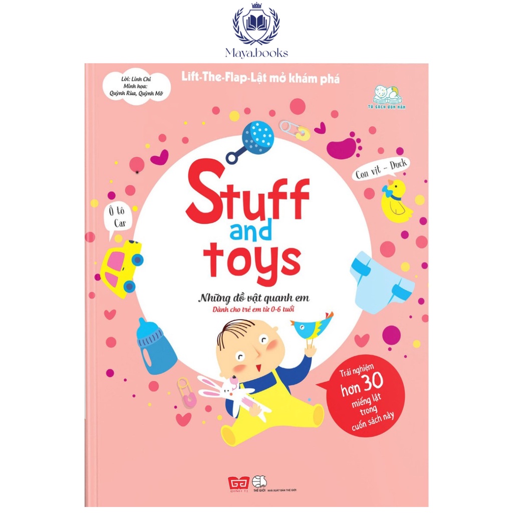 Sách - Lift the flap - Lật mở khám phá - Stuff and toys - Những đồ vật quanh em