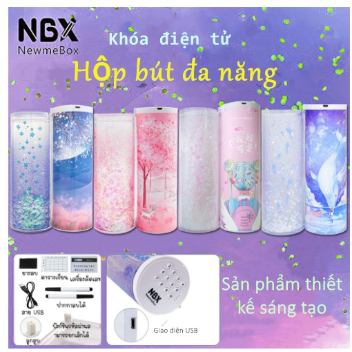 （Khóa điện tử )Hộp bút đa năng có mật khẩu NBX  -  Nhiều Mẫu