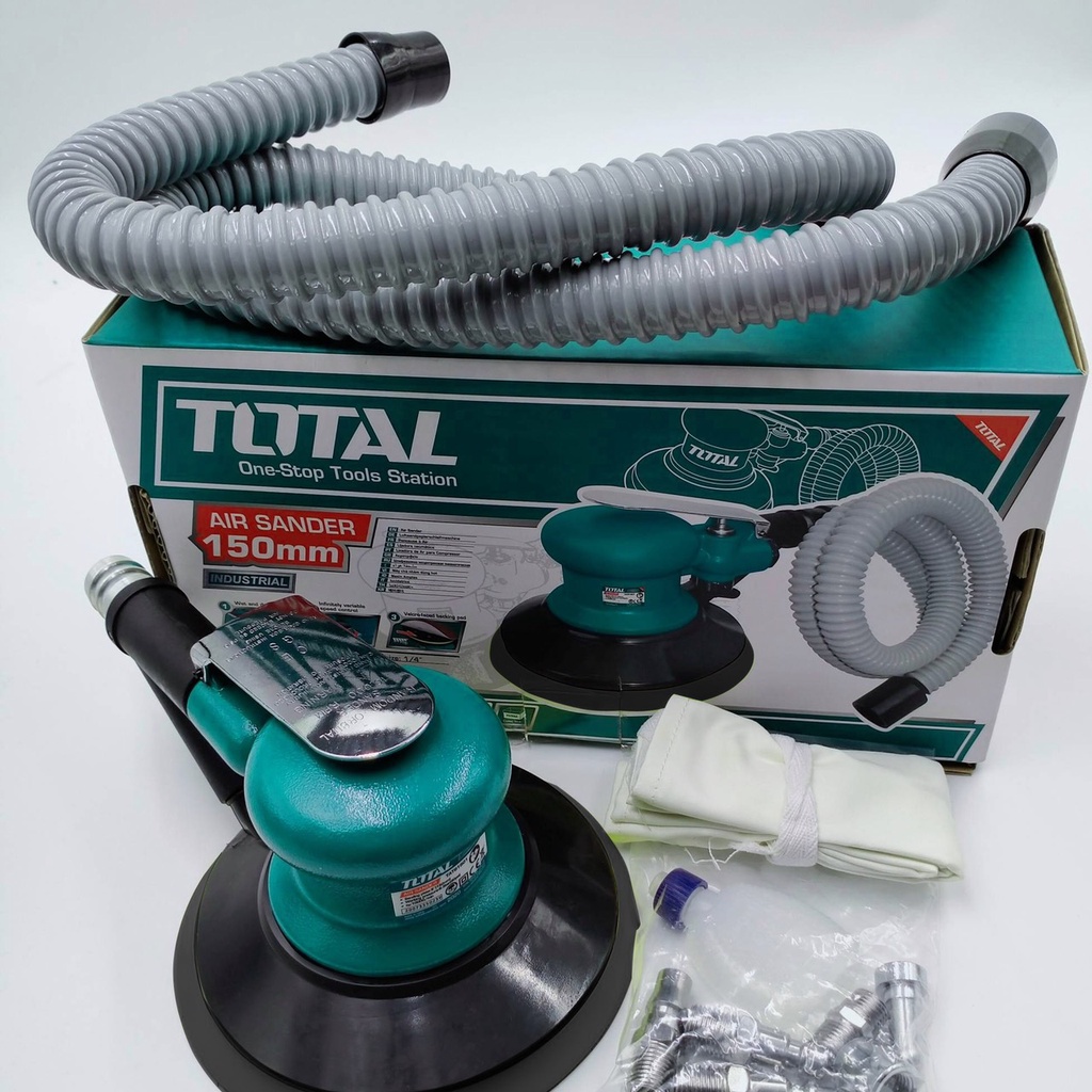 Máy chà nhám tròn dùng hơi Total TAT91512