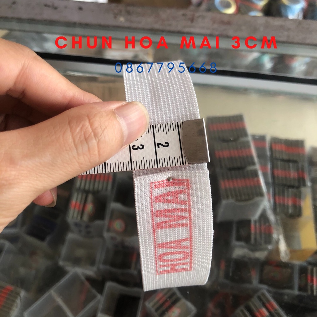 Chun quần Hoa Mai 3cm 10m/cuộn