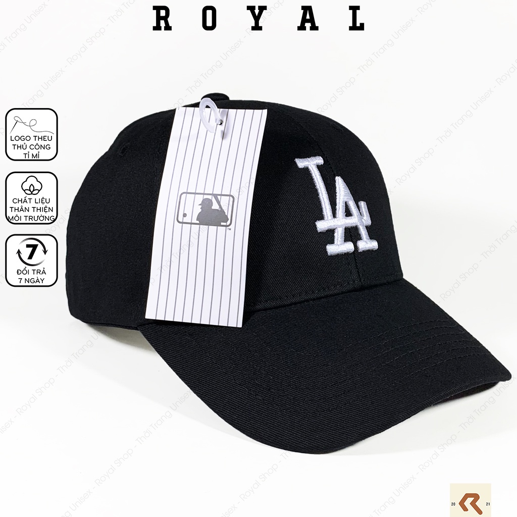 Nón lưỡi trai la mlb mũ lưỡi trai nam nữ new era vải kaki cotton Hàn - Royal Shop