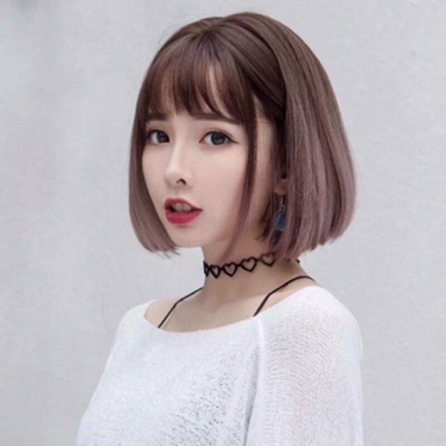 Tóc giả nữ cả đầu 🦞FREESHIP🦞 Tóc giả víc cúp ngang vai omber