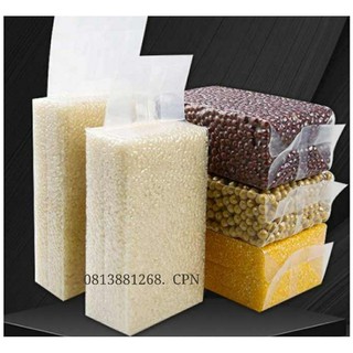 Túi PA xếp hông có 2 mặt trong suốt