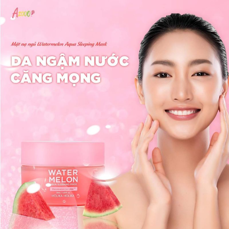 Mặt nạ ngủ Holika Holika Watermelon Aqua Sleeping Mask