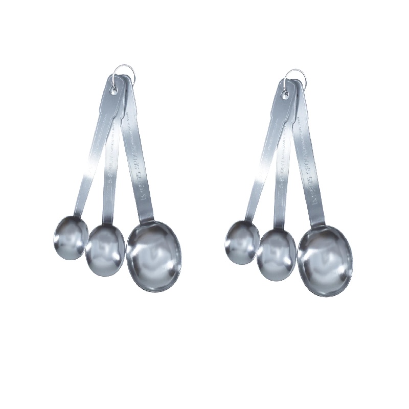 Daiso Bộ 3Pcs Muỗng Đo Lường