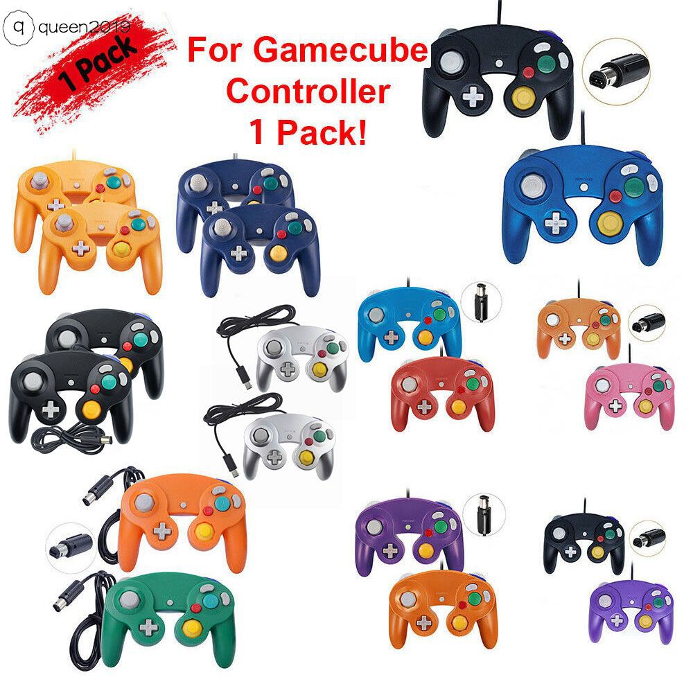 [Hot] Wired NGC Controller Gamepad  GameCube for Nintendo GC &amp; Wii U Console [queen]