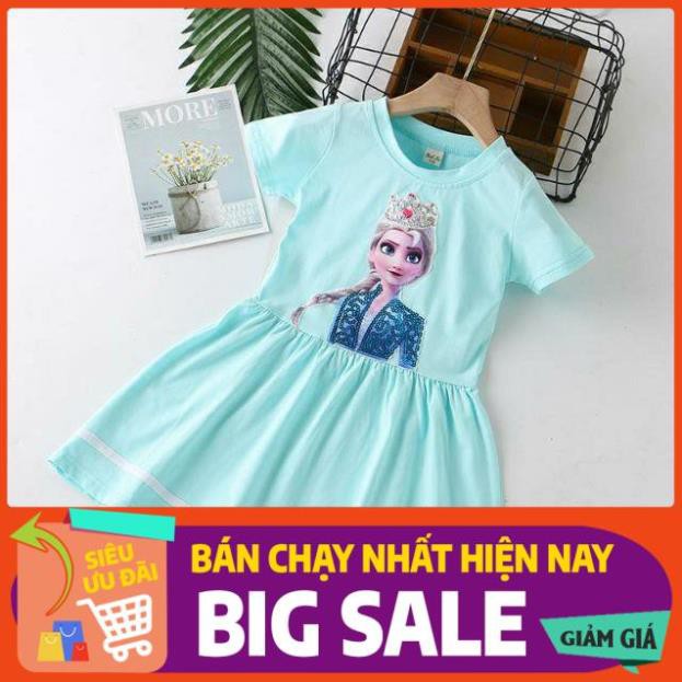 Váy Elsa Cotton Quảng Châu Mùa Hè 2020 (13-35kg)