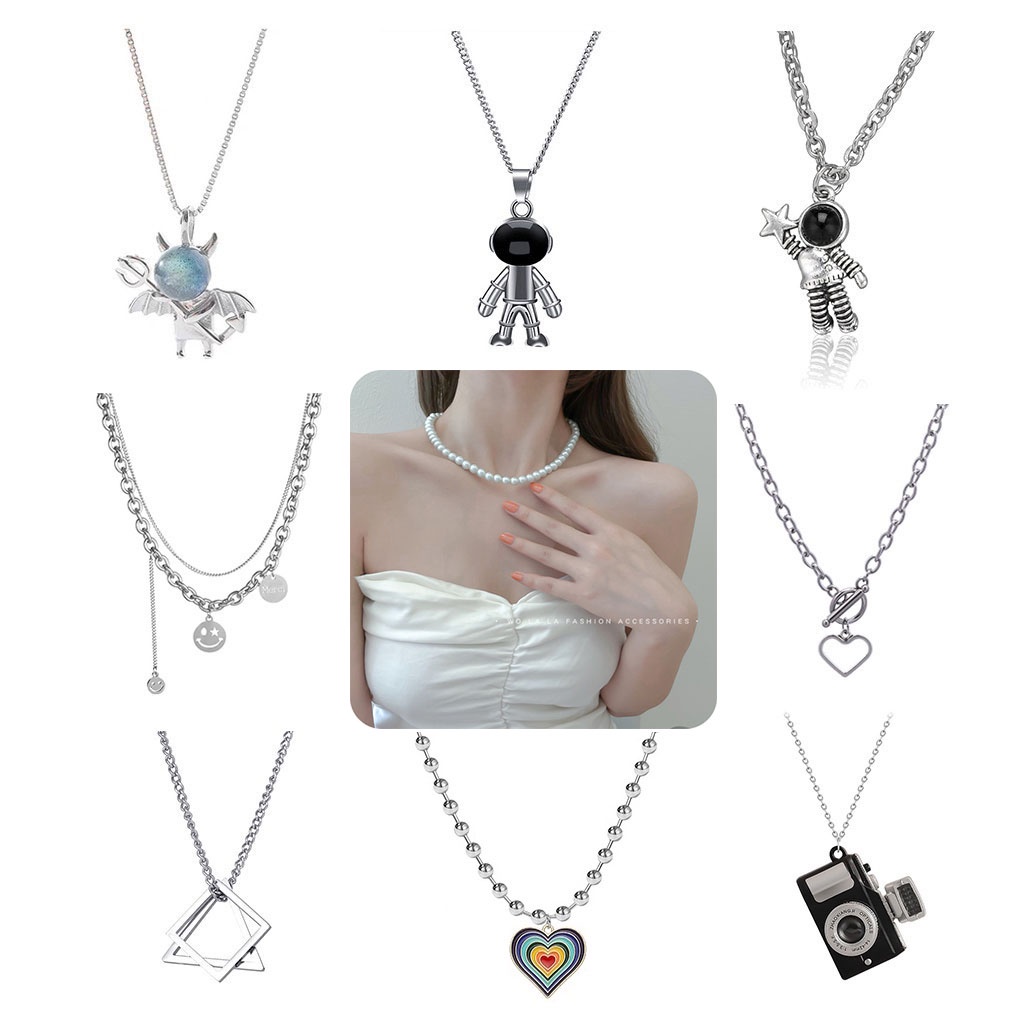 1 Dây Chuyền Phong Cách Hip hop Hàn Quốc Thời Trang